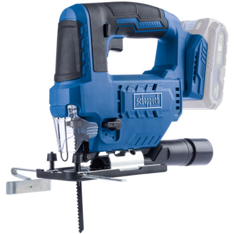 Scheppach Scie Sauteuse pendulaire sans fil IXES 20V - C-JS220-X - 2400min-1 - Porte lame universel - Mandrin à serrage rapide - Guide parallèle inclus - Vendue sans batterie ni chargeur