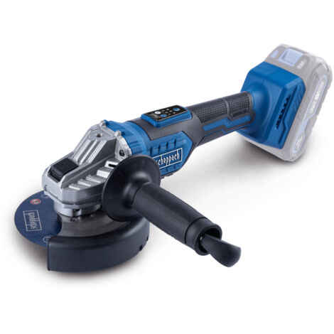 Scheppach Meuleuse d'angle sans fil IXES 20V - BC-AG125-X - Brushless - 6 vitesses - Disques Ø125mm - Protection antisurcharge - Softgrip - Vendue sans batterie ni chargeur