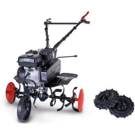 Scheppach Motobineuse à essence MTP750 - 4,2 kW / 5,7 PS - Moteur à essence à 4 temps - 24 couteaux - Largeur de travail 750 mm - Profondeur de travail 310 mm