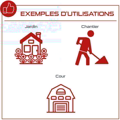 Tarière à Explosion Moteur 52 Cc, Perceuse De Jardin Et Champs, Tarière