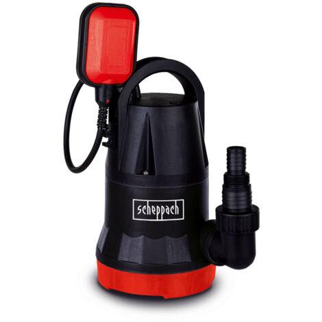 Scheppach – Pompe immergée 250W – Débit 6875 L/h – Hauteur de refoulement 6 m – Protection automatique contre fonctionnement à sec