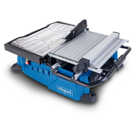 Scheppach Coupe-carrelage avec chariot coulissant WTS2000 – Coupe-carreaux – Longueur de coupe 450 mm – Moteur 900 W – Disque diamant 180 mm