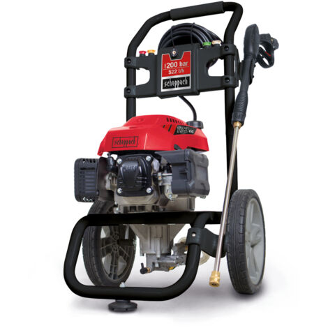 [JAMAIS UTILISÉ] Scheppach Nettoyeur haute pression thermique HCP2600 - Moteur 173 cm3 - Pression 200 bar - Débit 522 L/h - 5 embouts, lance de nettoyage, alimentation pour détergent et tuyau de 7,5 m