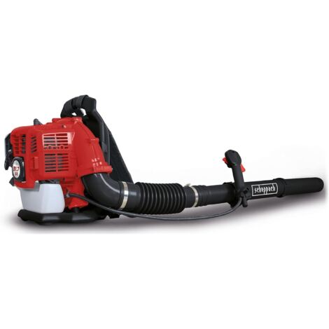 Scheppach Souffleur à dos thermique LB5200BP -1400W -51,7cm³ - 295km/h - Anti- Vibrations - Harnais renforcé -Idéal pour travaux de longue durée
