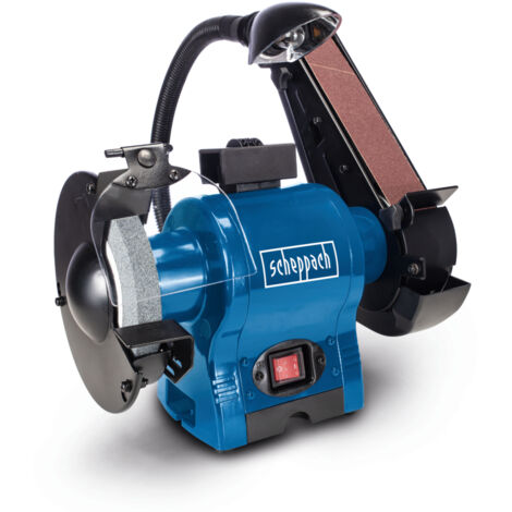 [JAMAIS UTILISÉ] Scheppach Touret Mixtes BGS700 - Puissance 250W - Disque abrasif- Ø 150mm - Longueur de la bande abrasive 686mm - largeur 50mm - Vitesse de la bande 15m/s