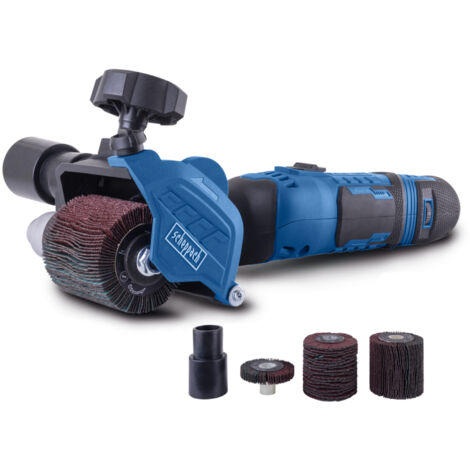 Scheppach Surfaceuse multi usage MRS500 - 300W - brosse Ø 60 mm - 1600-3000 tr/min - poignée soft grip - connecteur intégré pour raccorder un aspirateur