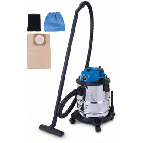 [JAMAIS UTILISE] Scheppach Aspirateur eau et poussières 3en1 VC20 - 1300W - puissance d'aspiration max 20 kPa - 20L - longueur du flexible 2 m - accessoires inclus