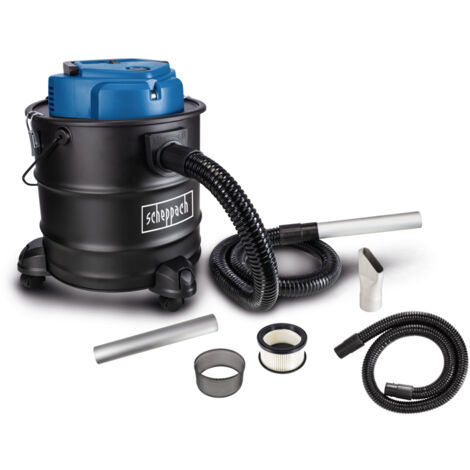 [JAMAIS UTILISE] Scheppach Aspirateur à cendres AVC20 – Aspirateur de suie – 230 V – 50 Hz – Moteur 1200 W – Cuve de 20L – Puissance d’aspiration 20 kPa – Fonction nettoyage du filtre
