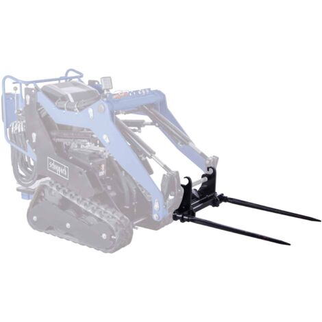 Scheppach Fourche à balles compatible chargeur compact MKL730 - charge max 200 kg - 800 x 500 mm