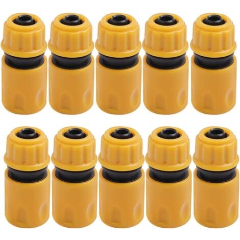 Raccord de tuyau d'arrosage 1/2", raccord d'arrosage rapide en plastique, accessoires d'arrosage, buse d'arrosage, accessoires de tuyau