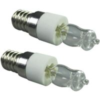 Ampoule halogène E14 40 W pour four, 110 V/220 V, haute température, 500 °C, pour sèche-linge, micro-ondes, hotte