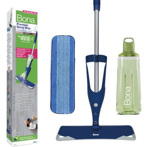 Bona - Balai Spray - Nettoyant Pour Sols Durs - 2 Pads en Microfibre
