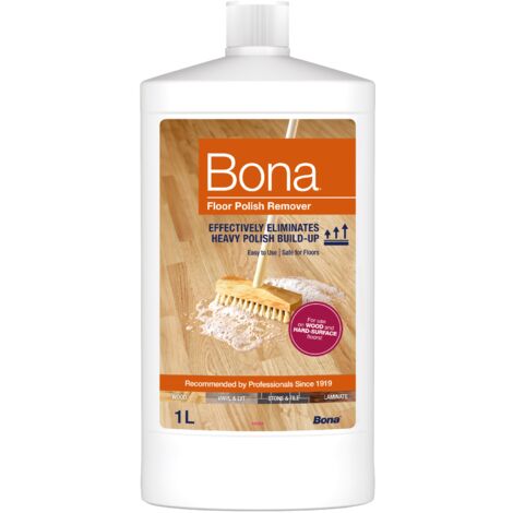 Bona - Dissolvant Pour Parquets 1L - Élimine Le Polish et Les Résidus Importants Sur Les Sols