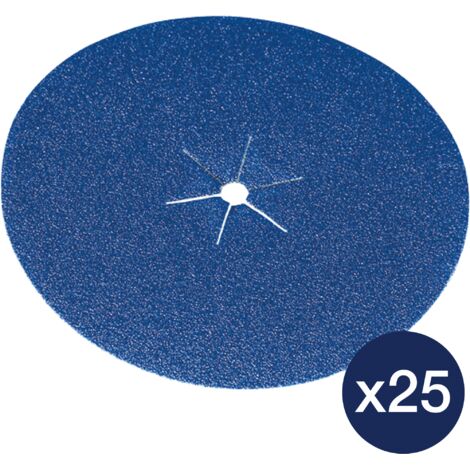 Disque antistatique en zirconium Bona 8300 - Abrasif bois - Disque Poncage - Disques Abrasifs pour Ponceuse - 150 mm - grain 36 - pack de 50