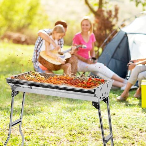 Barbecue Portable Barbecue À Charbon Pliable 85X23,7X30 Cm Gril