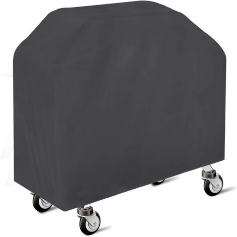 Housse de barbecue imperméable 100 x 60 x 150 cm – Tissu oxford 210D avec revêtement PU – Résistante aux UV et déchirures – Noir – Fuienko (1/5)