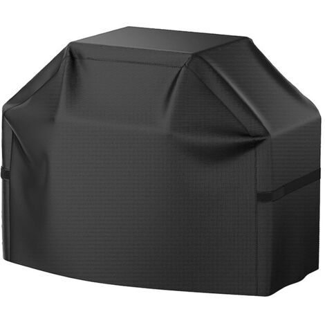 Housse Barbecue Couverture de Grill Anti-UV Anti-l'eau Anti-l'Humidité Antipoussière 153x72x112CM Noir (1/5)