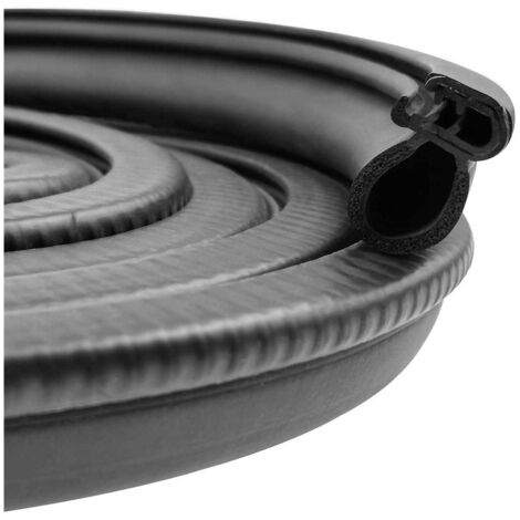 Joint de Porte Automatique, Joint de Coffre Universel en Caoutchouc de 6M pour Voitures, Bateaux, Véhicules Récréatifs,Camions(26x18mm, Noir) (1/5)