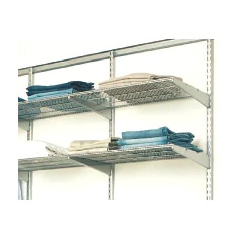 60cm x 40cm Elfa Ventilated Shelf (450380) - Platinum