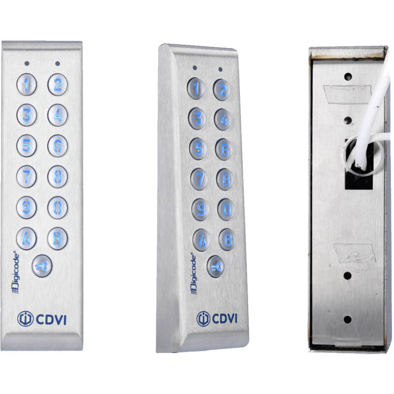 CLAVIER CODÉ 500 CODES INOX POSE SAILLIE CLAVIER CODÉ 500 CODES INOX POSE SAILLIE