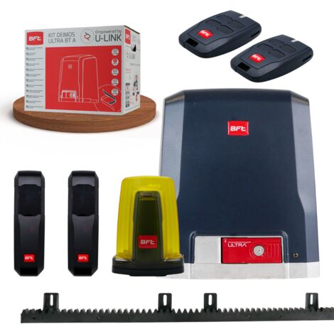 Kit DEIMOS BT ULTRA B600 Motorisation coulissant BFT + crémaillère - BFT