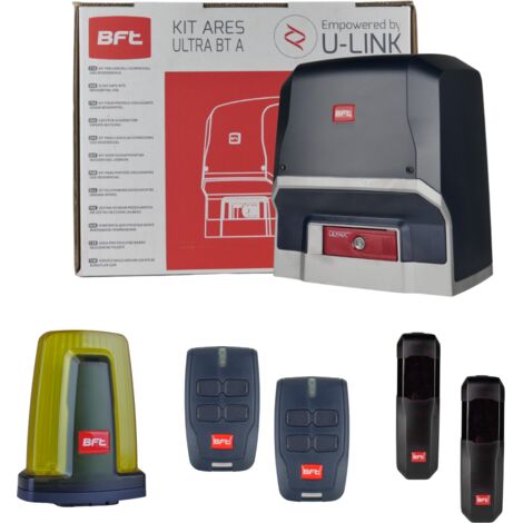 Kit Motorisation Portail Coulissant BFT Ares 1500 - 1500kg 24V - Garantie 2 Ans - Neuf