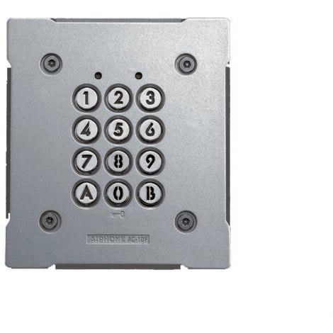 Clavier AC10F encastré 100 codes et 2 relais AIPHONE - AIPHONE