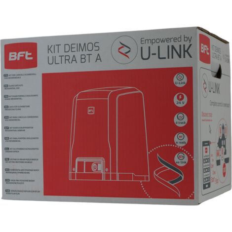 Kit Motorisation Portail Coulissant BFT Deimos Ultra BT A600 24V 600kg Neuf