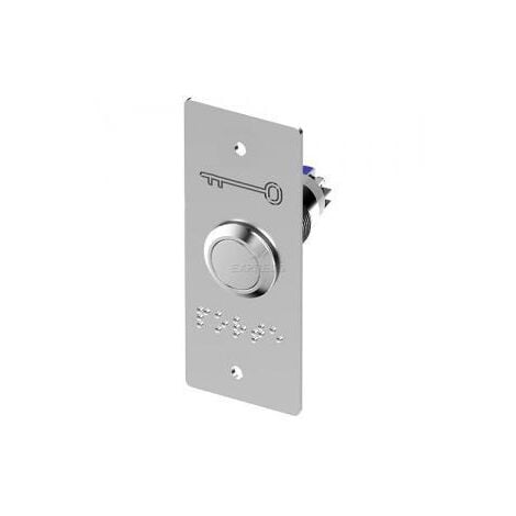 PB19NO+NCB12STSI BOUTON POUSSOIR INOX BLEU AVEC PLAQUE SEWOSY 12V - SEWOSY