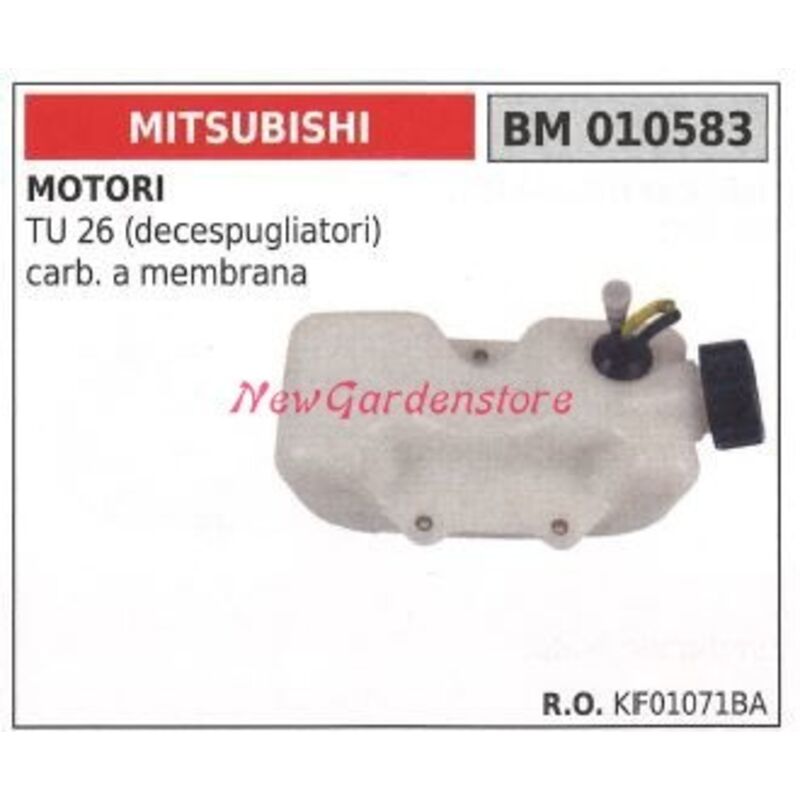 Bouchon De Réservoir Carburant TU26 – Pour Débroussailleuse Mitsubishi 767, Tondeuse à Dos | Étanchéité Améliorée