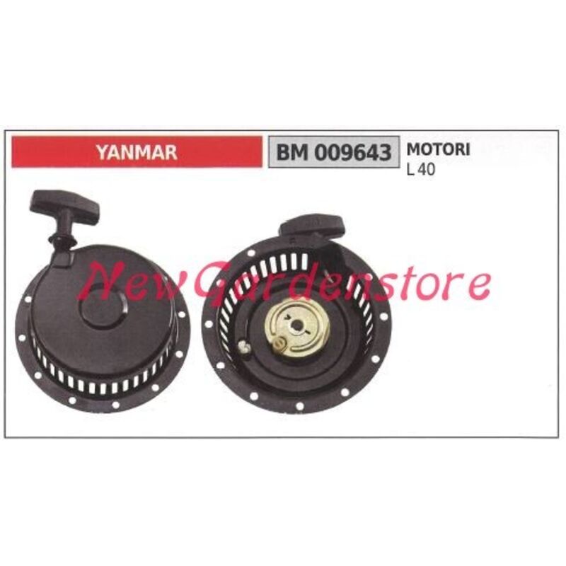 Démarreur à Rebond Pour Moteur Diesel Yanmar L40, L48 4.2HP/4.7HP - Pièce De Rechange Réf. 714260-76810