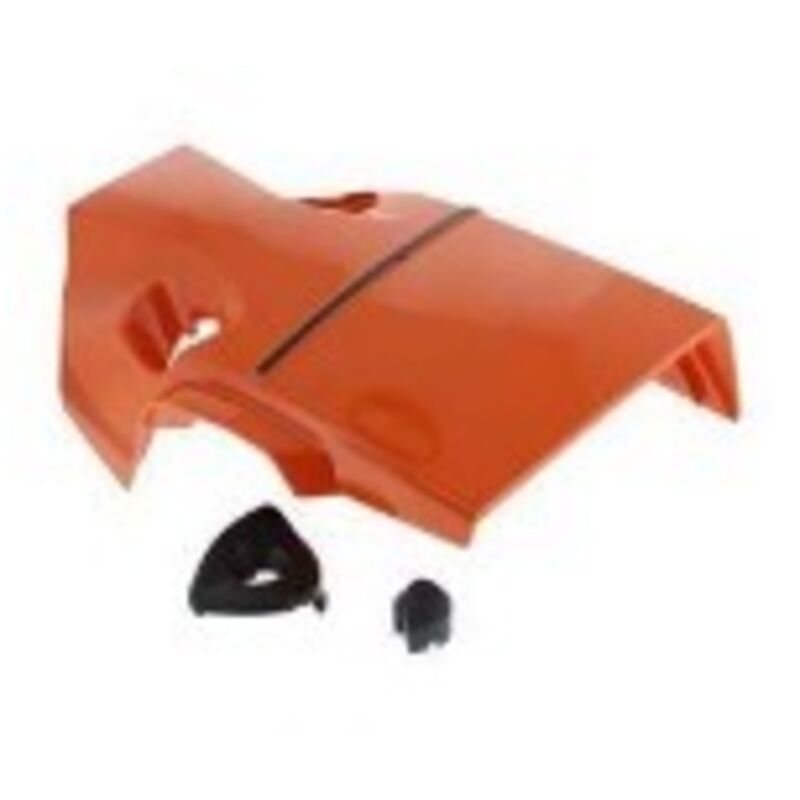 SINPY Couvercle Latéral Noir Pour Mini Tronçonneuse - Protection Robuste Et Précise