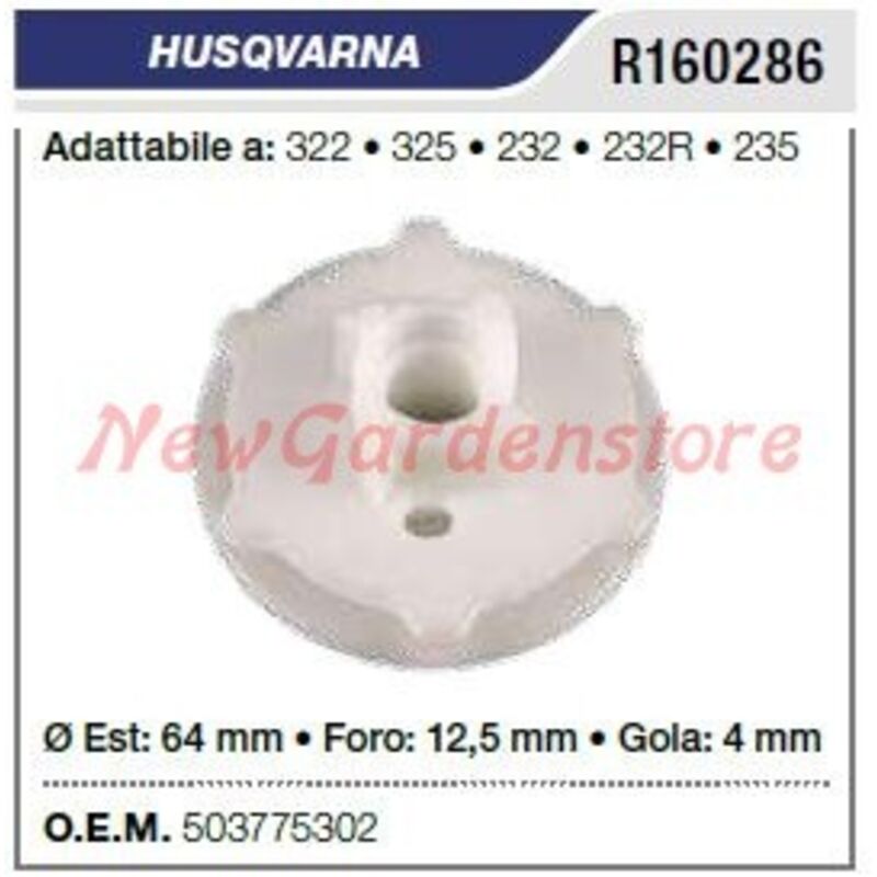 Husqvarna Trimmer Nut and Washer for Blade Part# 503856301