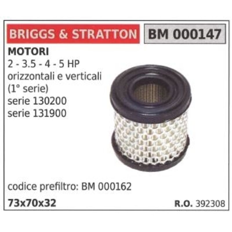 Filtres à Air Pour Tondeuse Briggs & Stratton - 2 Pièces !