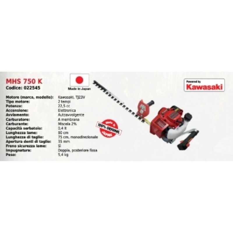 Taille-haies Thermique Daewoo DHT260 – Moteur 2 Temps 22.5 Cm3 – Lame 600 Mm – Double Coupe – Poignée Orientable