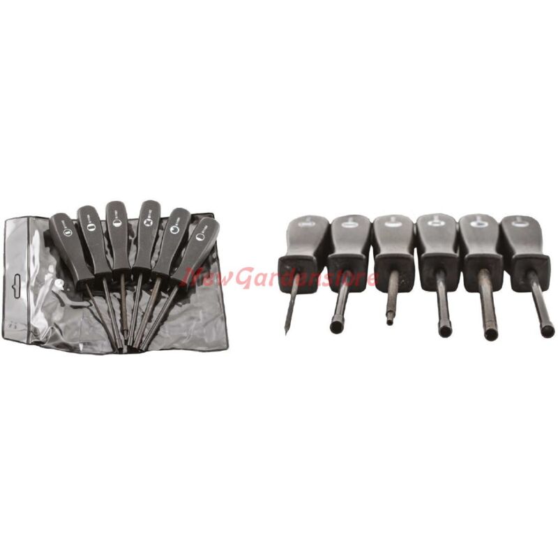 Kit De 8 Tournevis De Réglage Carburateur - Pour Petits Moteurs 2 Temps, Poignée Ergonomique
