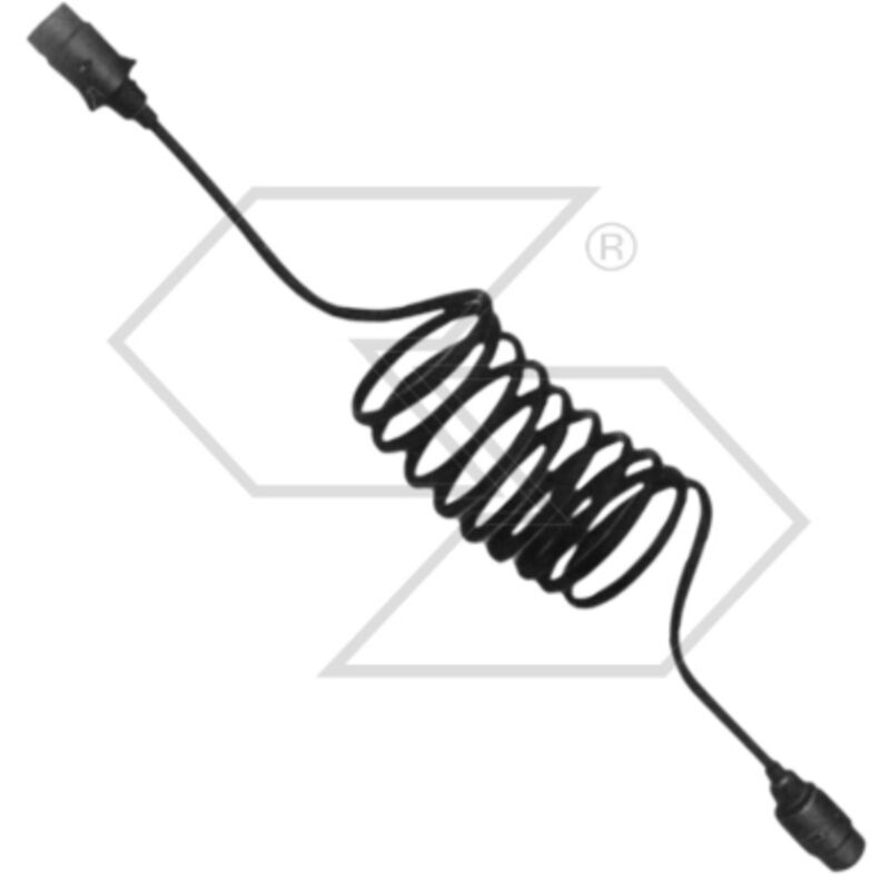 Câble Spiralé 3M - Extensible 0,3M à 3M Avec Fiche à Enroulement à