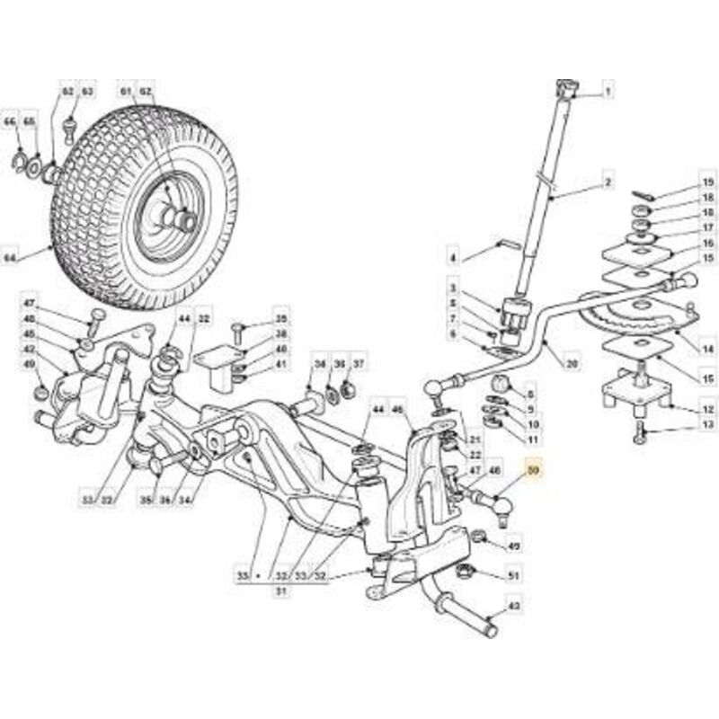 TIGE DE CONNEXION À RESSORT TC ORIGINAL STIGA - 382820015/0