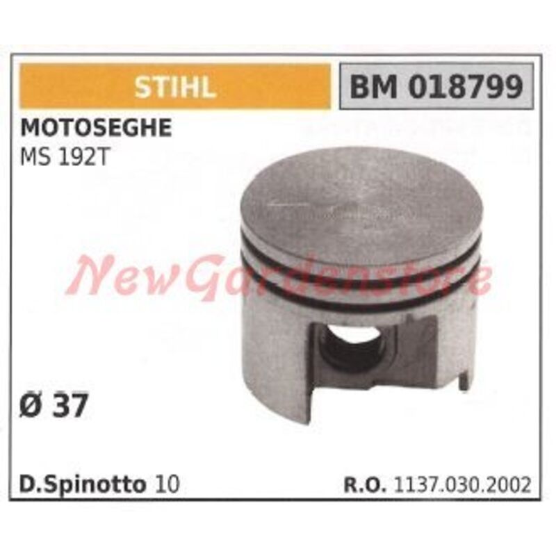 Kit Pistone Stihl MS192T Kit Pistone Meteor NUOVO Per Motosega Stihl MS192T/TC, 37mm, Con Anelli Caber - 1137 030 2002 Motoseghe Stihl