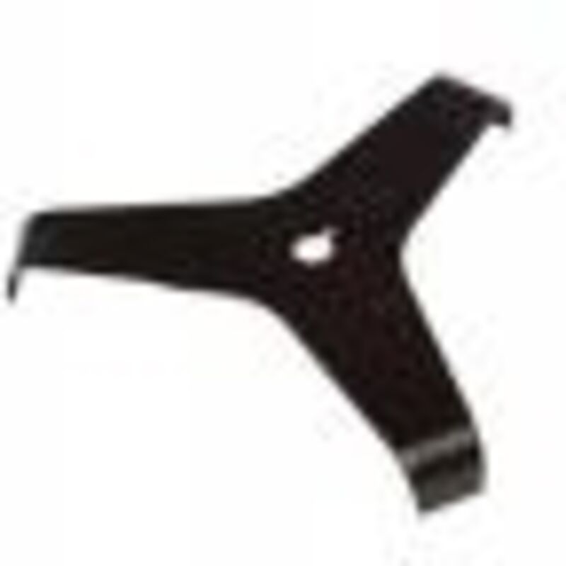 Lot De 2 Lames Débroussailleuse 3 Dents - Acier Au Manganèse, Trou 25.4 Mm - Pour Herbe, Ronces, Mauvaises Herbes - Légère (1.2 Mm), Pas Pour Branches Dures