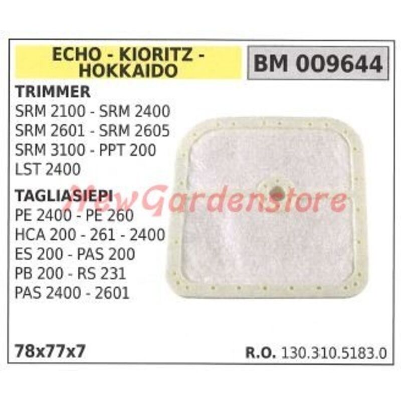 AUMEL 130210-51830 5pcs Air Filter Cleaner Kit For Echo SRM