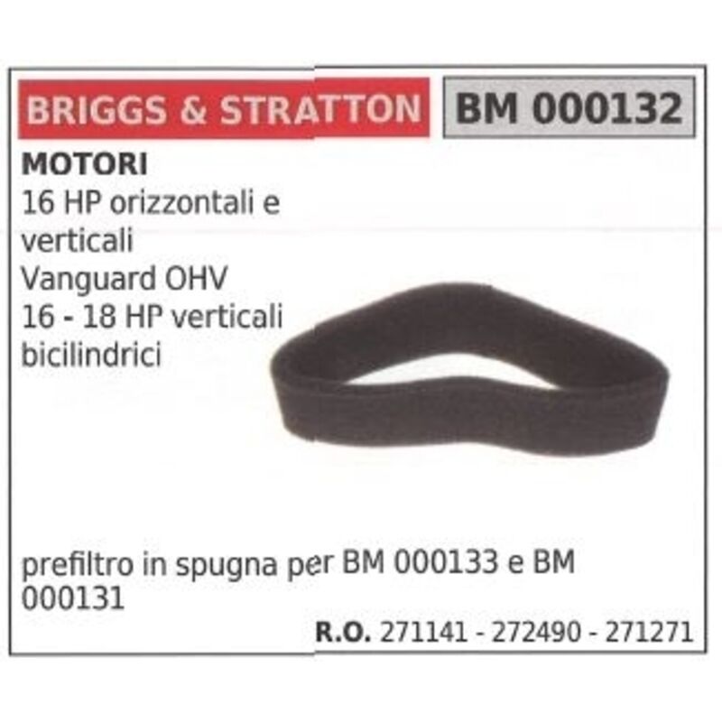 Lot De 5 Filtres à Air Pour Tondeuse Briggs & Stratton - Remplacement PT15853, Dimensions 13.2x11.3cm - 6