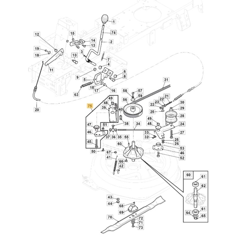 SECURA Lenkgestänge Kompatibel Mit Stiga Combi 1066H Rasentraktor – Ersatzteil Für Baujahre 2014-2020