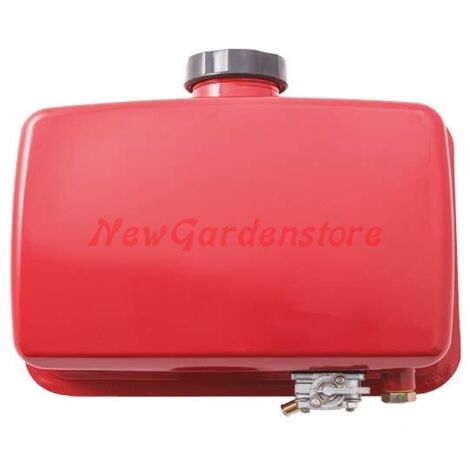 Réservoir métallique avec robinet pour moteur thermique – Compatible tondeuse SDE186 – Bouchon de remplissage inclus – Yanmar