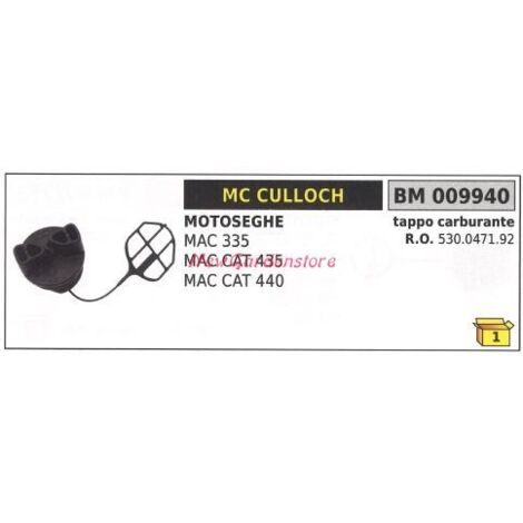 Bouchon de remplissage de carburant pour tronçonneuse MC CULLOCH MAC 335 009940