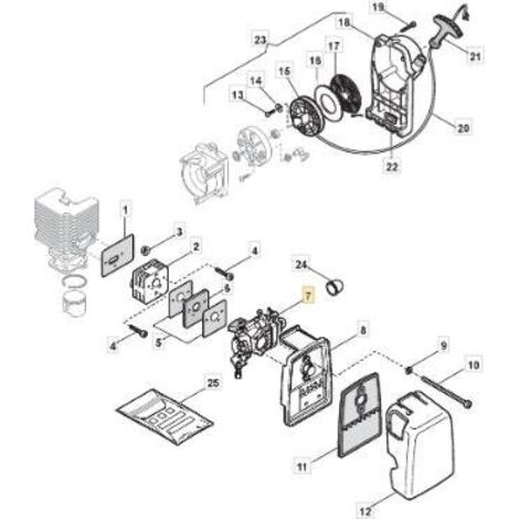 CARBURATEUR WALBRO WYJ-400A DC 26/31 ORIGINE STIGA - 123054009/1