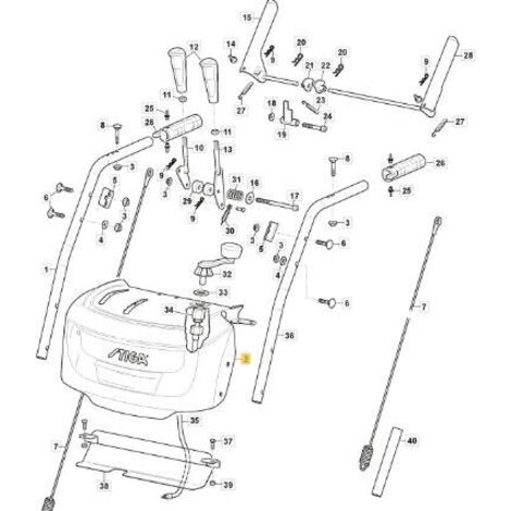 TABLEAU DE BORD - ST 4262 P ORIGINAL STIGA - 118821096/0