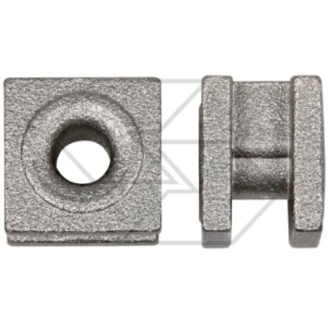Porte-fil carré en zamak avec tête Farmer diamètre intérieur 4,5 mm R300339