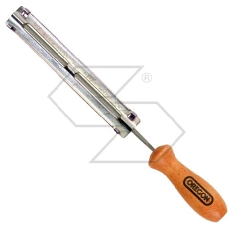 Porte-lime OREGON avec lime ronde et manche en bois Ø lime 5,5 mm (7/32') (1/2)