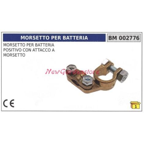 Pince de batterie positive avec connexion à pince 002776